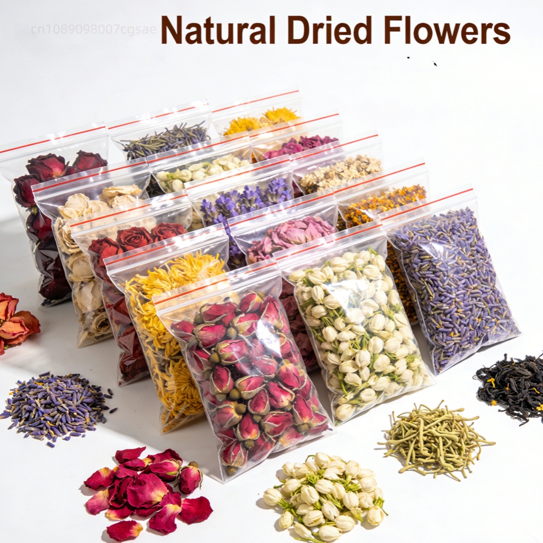 Soap Making Kit Organic - 30 Bags Natural Dried Flowers for