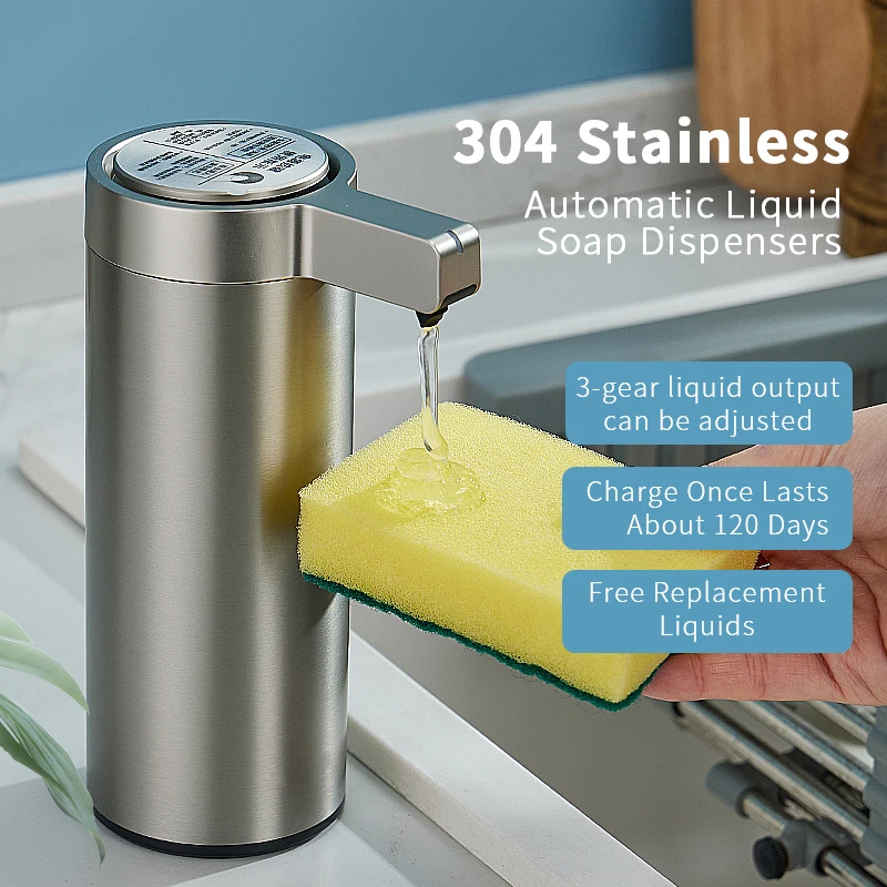 Soap Making Lab - 270ml Kitchen Soap Machine Automatic Sensor