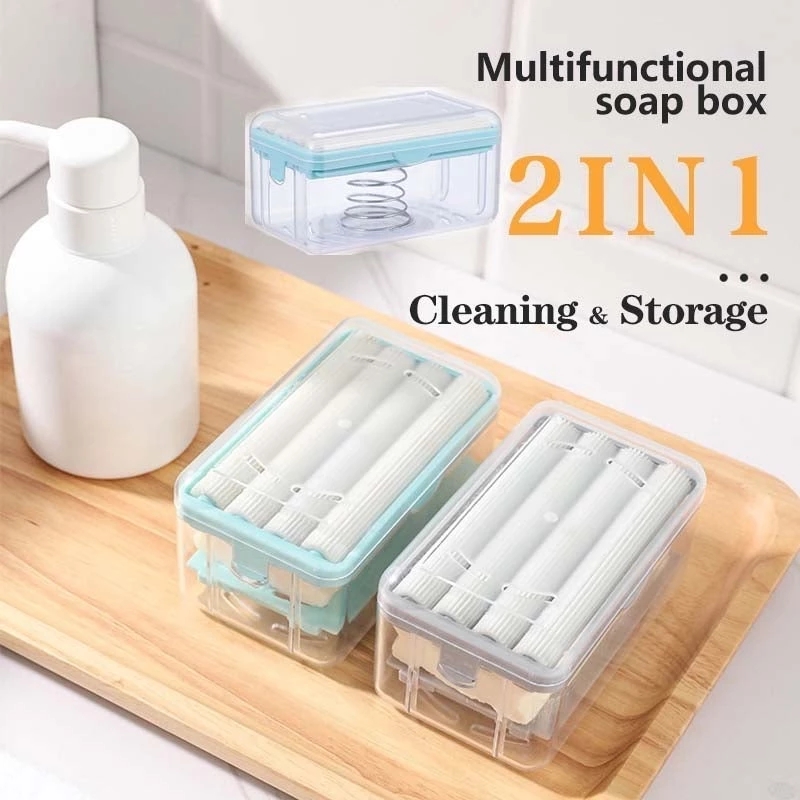Soap Dish Draining - New Usage Roller Type Soap Dish