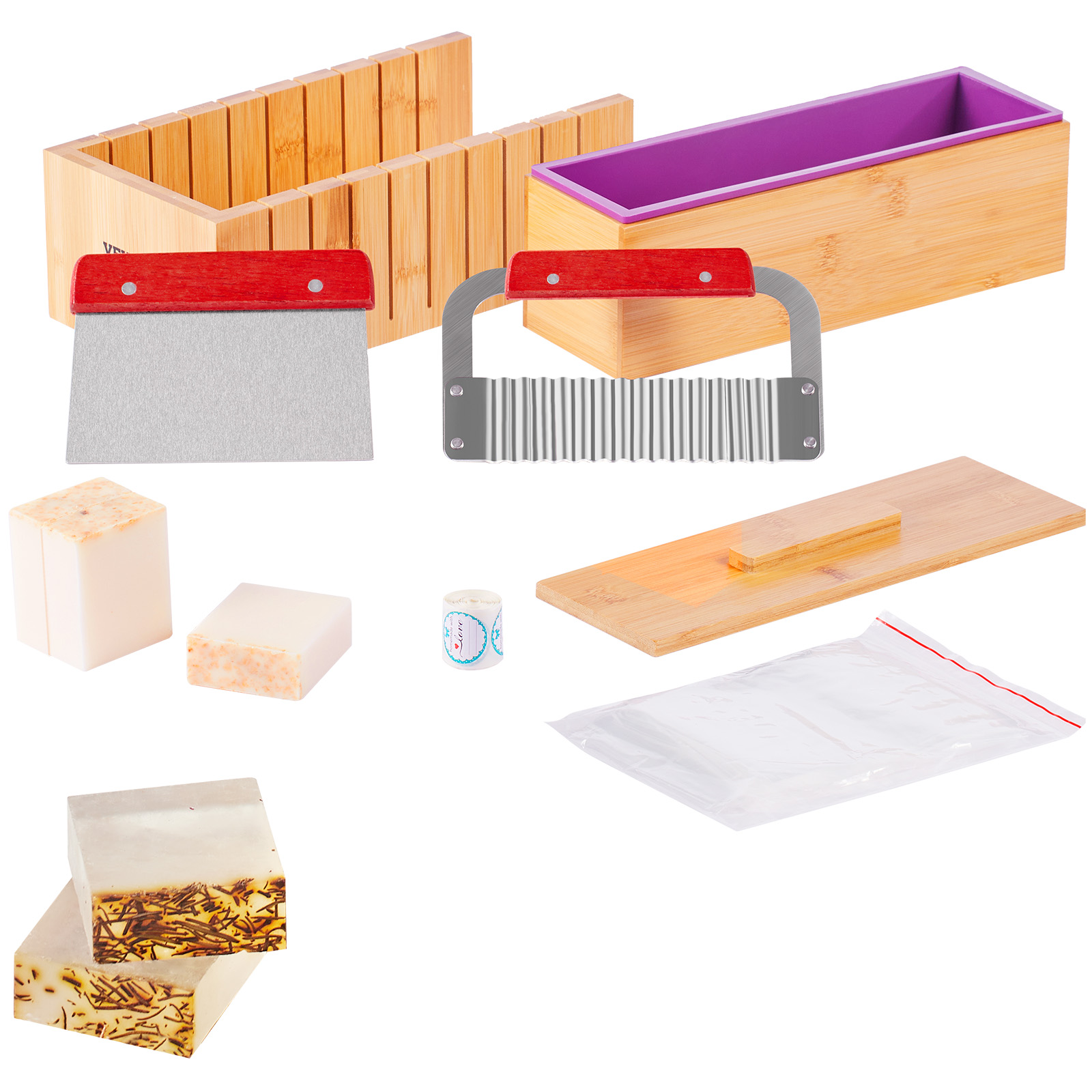 Soap Making Lab - VEVOR Soap Making Kit Bamboo Cutting