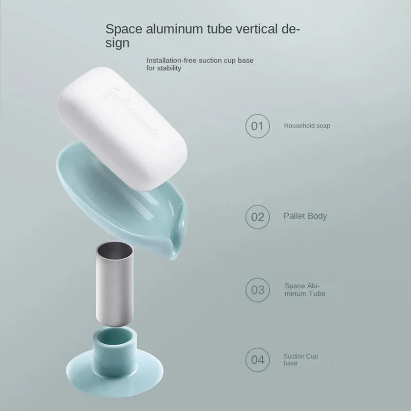 Drain Soap Holder Leaf Shape S - Soap Dish Draining recension och pris