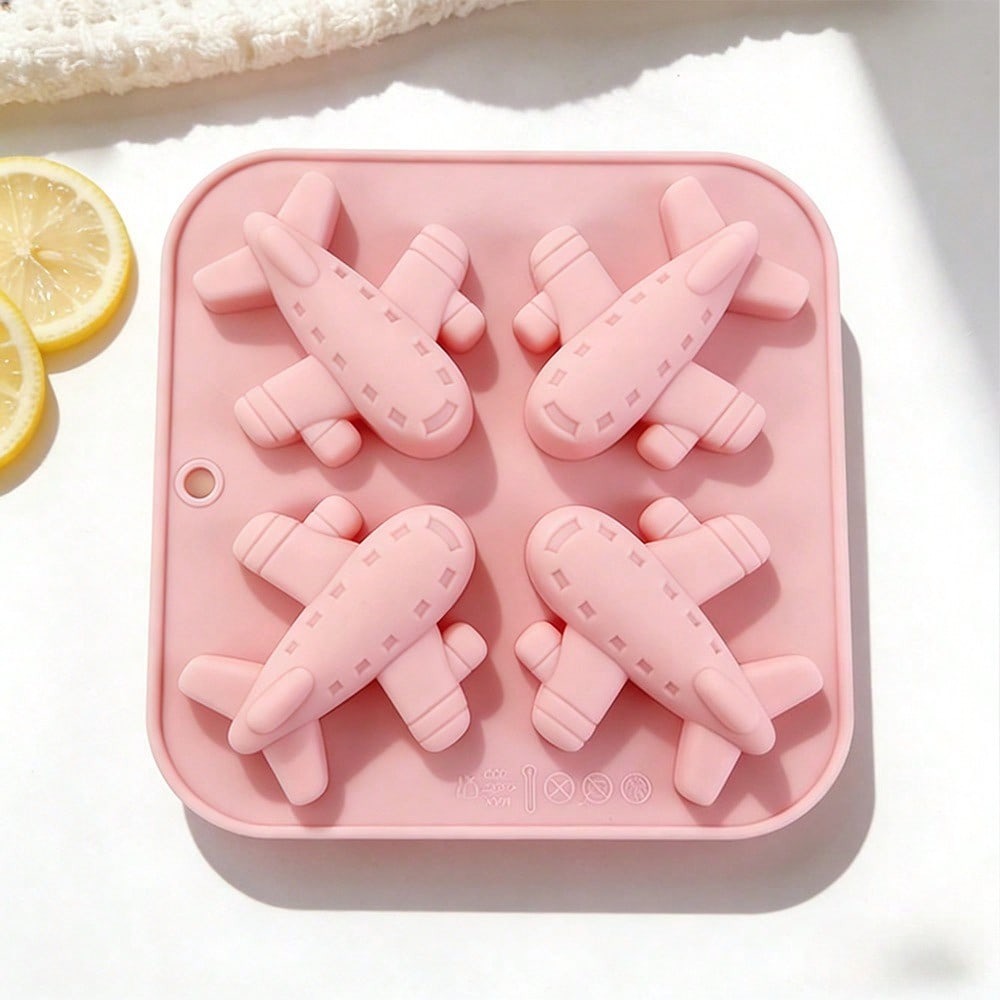 4 Cavity Airplane Silicone Mol - Soap Making Lye recension och pris