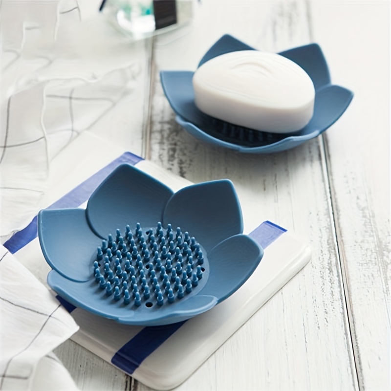 Soap Box Lotus Shape Non-slip  - Soap Dish Draining recension och pris