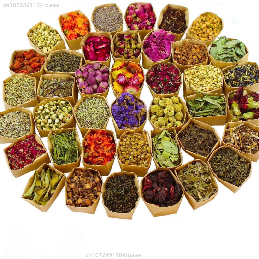 30 Bags Natural Dried Flowers  - Soap Making Kit Organic recension och pris