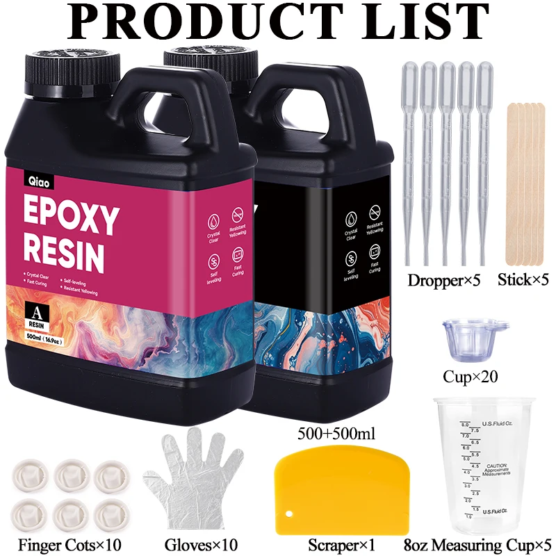 500ml 1000ml Easy Mixing Epoxy - Soap Making Kit For Beginners recension och pris