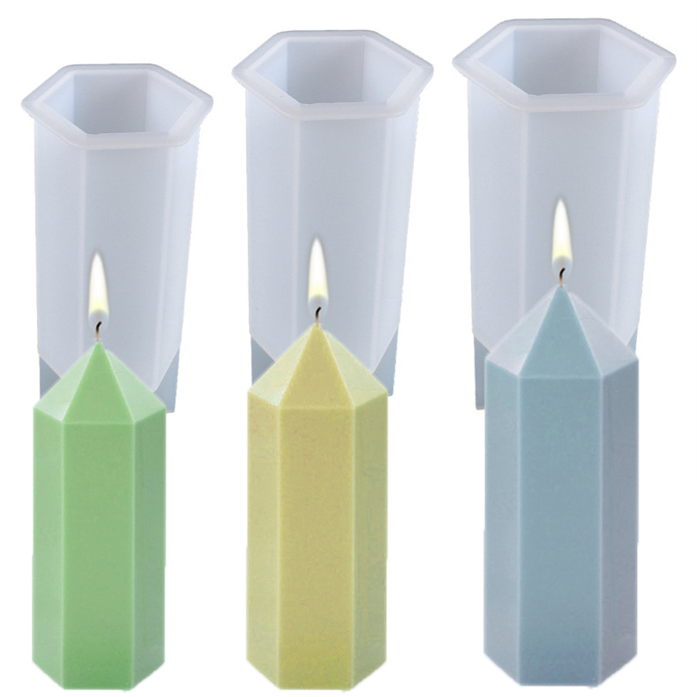 3D Hexagonal Column Candle Mol - Soap Making Lab recension och pris