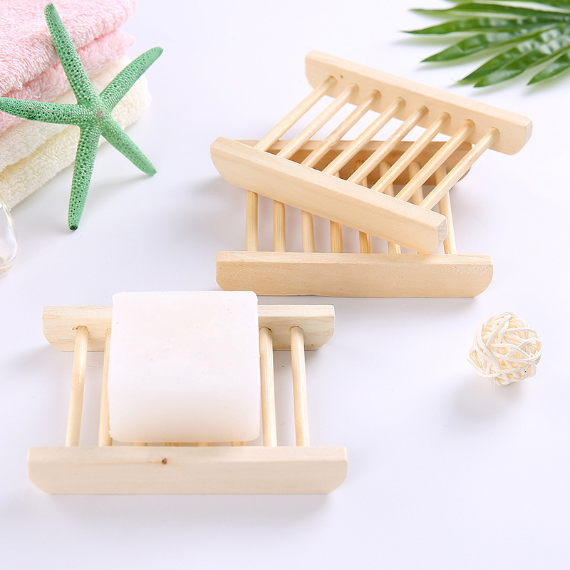 Wooden Soap Dishes Tray Bathro - Soap Dish Draining recension och pris