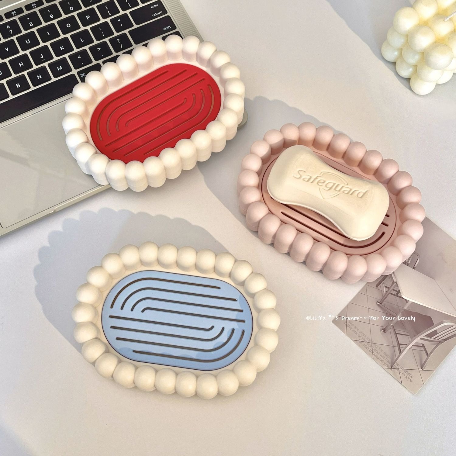 Bathroom Soap Box Plastic Soap - Soap Dish Draining recension och pris