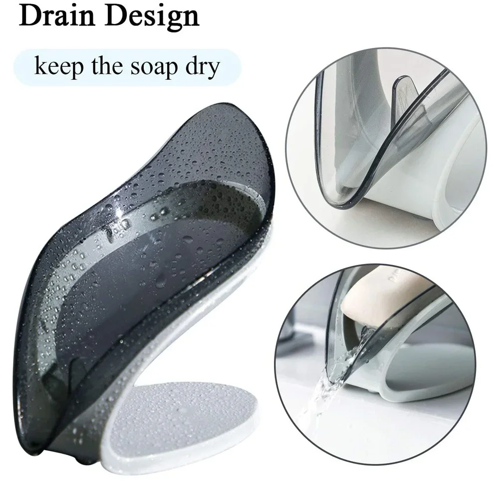 Leaf Soap Dish With Powerful S - Soap Dish Draining recension och pris