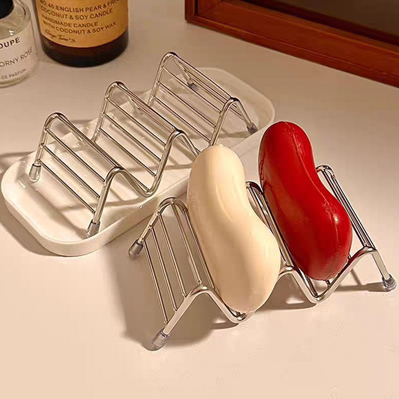 1pcs Stainless Steel Soap Rack - Soap Dish Draining recension och pris