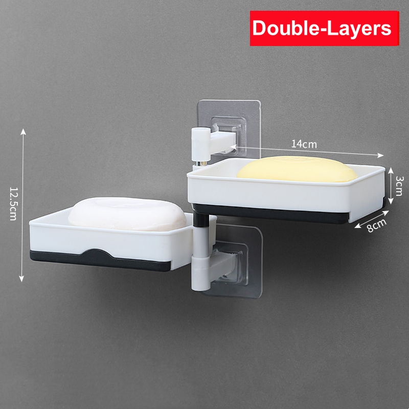 2/3/4 Rotating Drain Soap Box, - Soap Dish Draining recension och pris