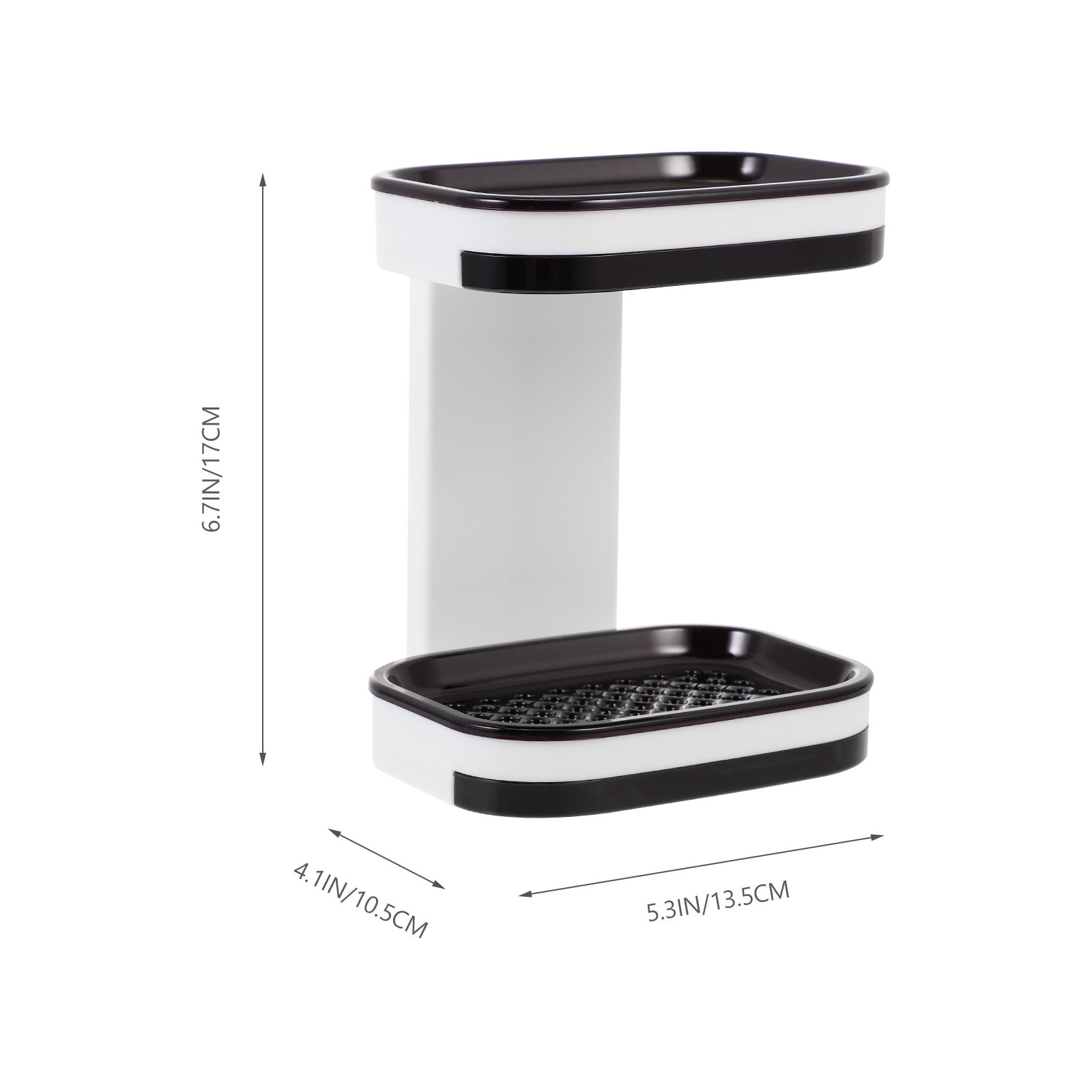 2-Tier Wall Mounted Soap Holde - Soap Dish Draining recension och pris