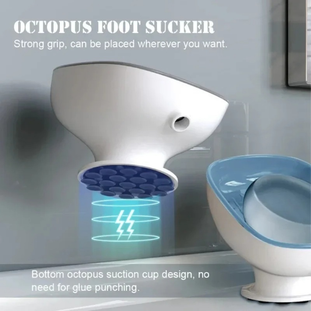 1pc Super Suction Cup Bathroom - Soap Dish Draining recension och pris