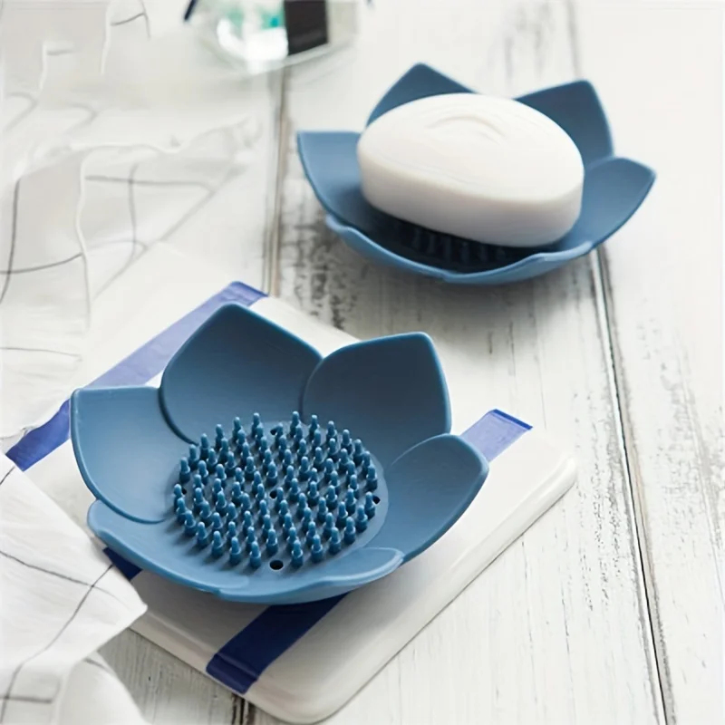 1pcs Bathroom Soap Box Lotus D - Soap Dish Draining recension och pris