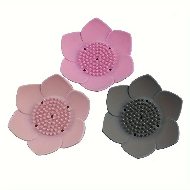1pcs Bathroom Soap Box Lotus D - Soap Dish Draining recension och pris