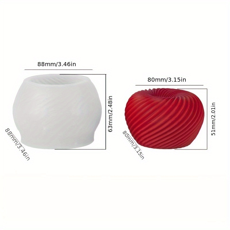 A trendy red apple silicone mo - Soap Making Lye recension och pris