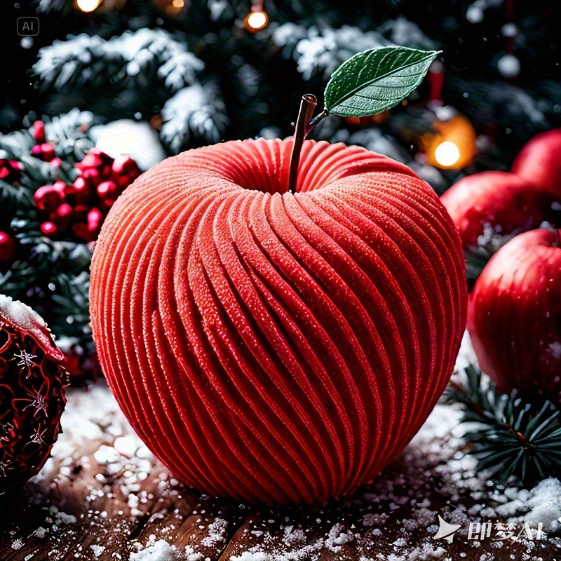 A trendy red apple silicone mo - Soap Making Lye recension och pris