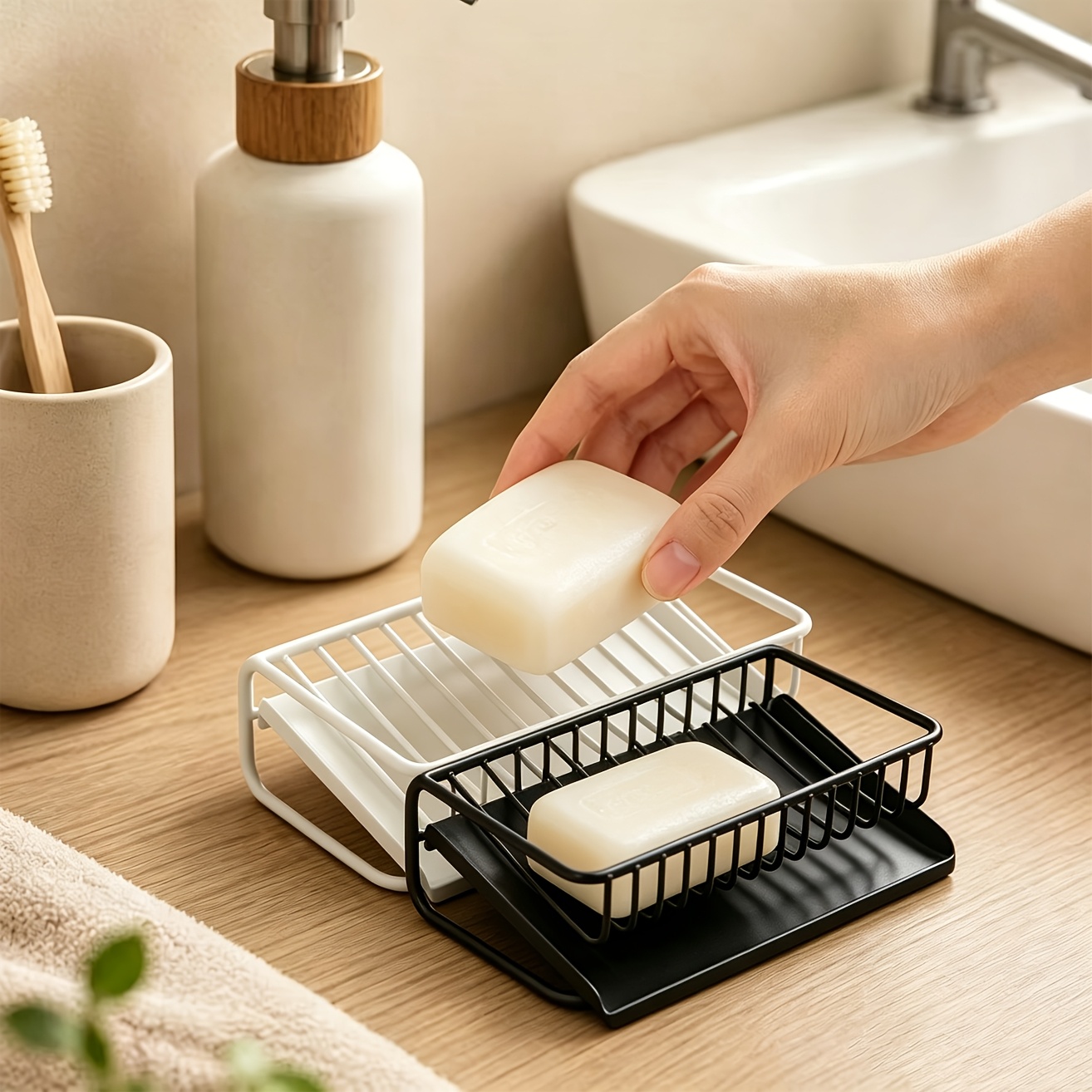 1pc Plastic Soap Dish With Dra - Soap Dish Draining recension och pris