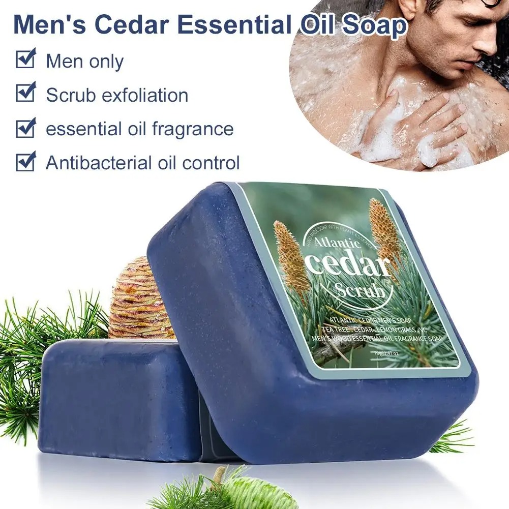 Men's Cedar Essential Oil Soap - Soap Making Essential Oils recension och pris