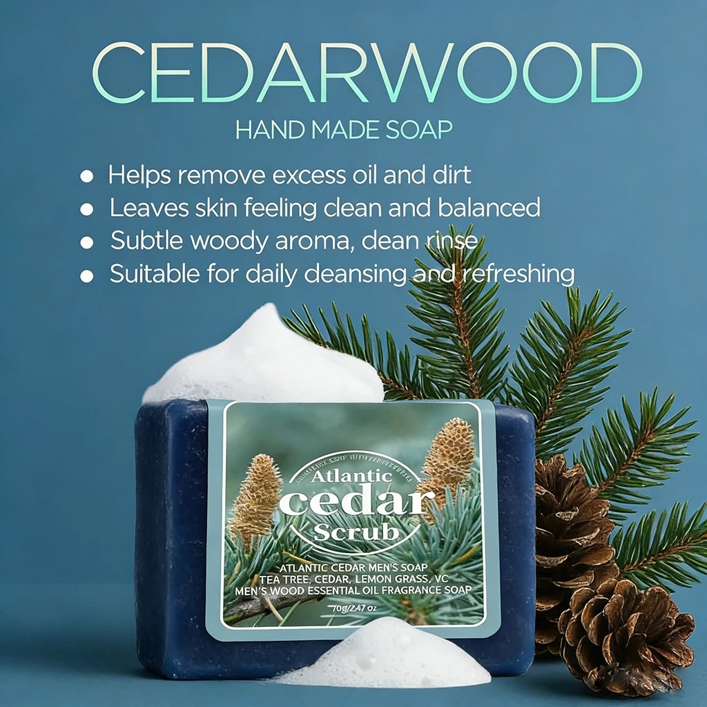 Men's Cedar Essential Oil Soap - Soap Making Essential Oils recension och pris