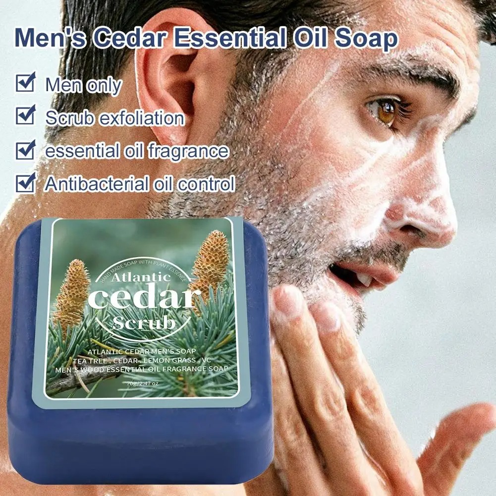 Men's Cedar Essential Oil Soap - Soap Making Essential Oils recension och pris