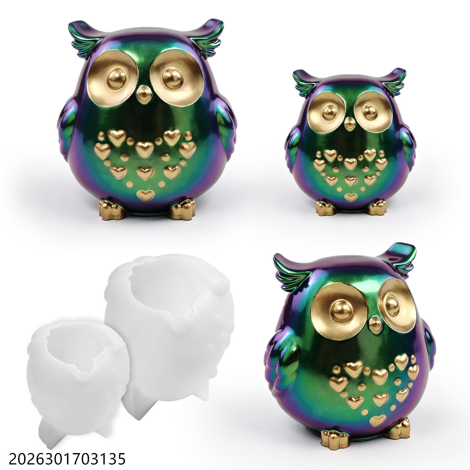 Owl Silicone Mold 3D Bird Shap - Soap Making Lye recension och pris