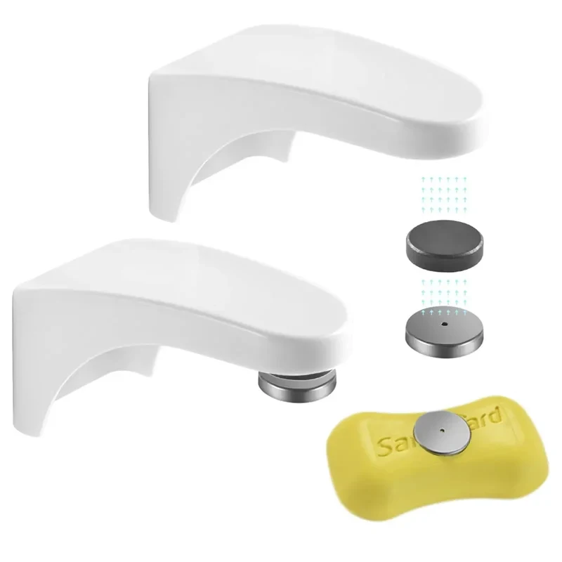 Magnetic Soap Holder Soap Box  - Soap Dish Draining recension och pris
