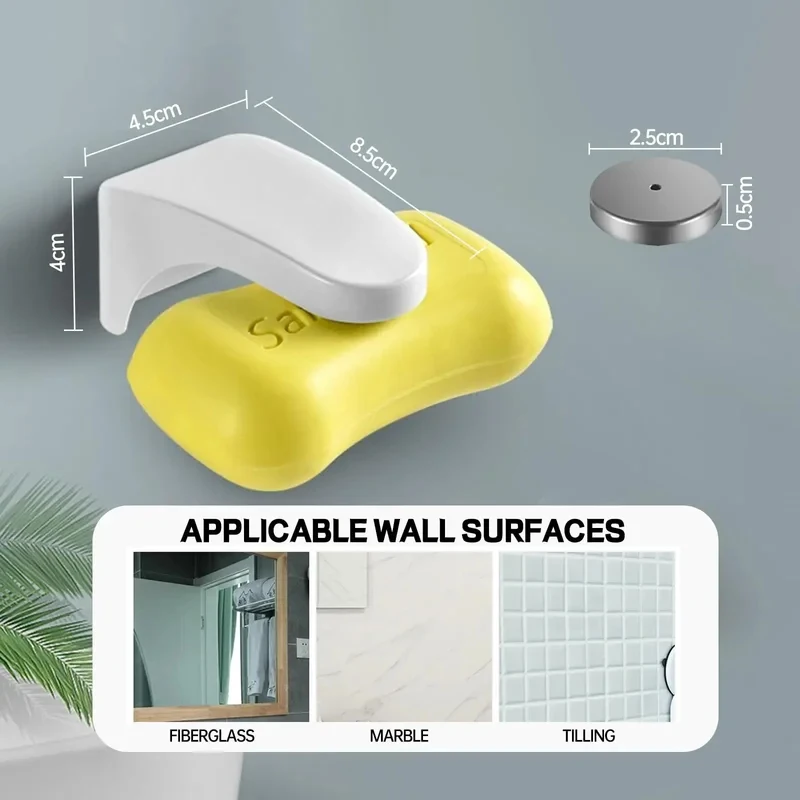 Magnetic Soap Holder Soap Box  - Soap Dish Draining recension och pris